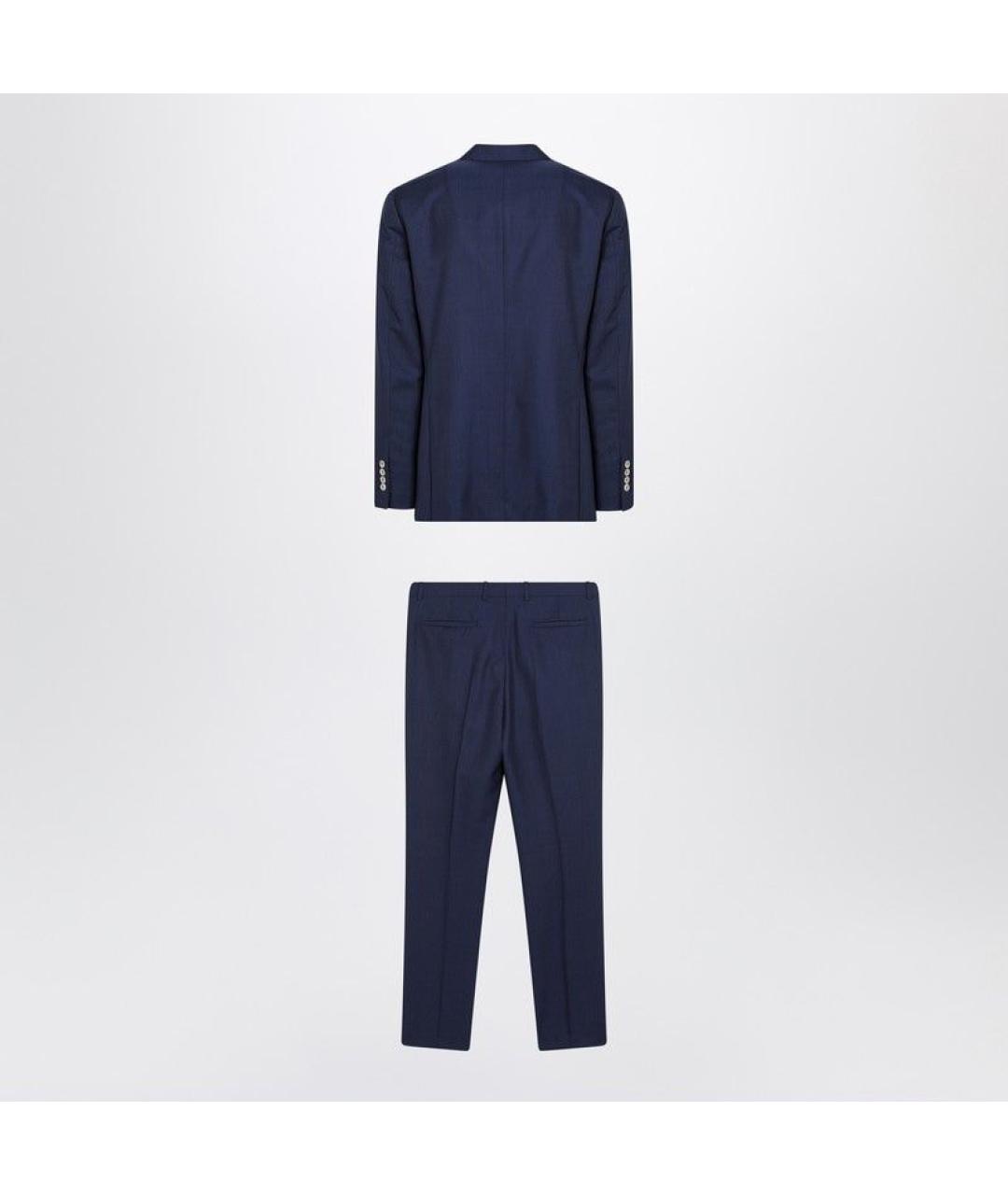 BRUNELLO CUCINELLI Синий классический костюм, фото 2