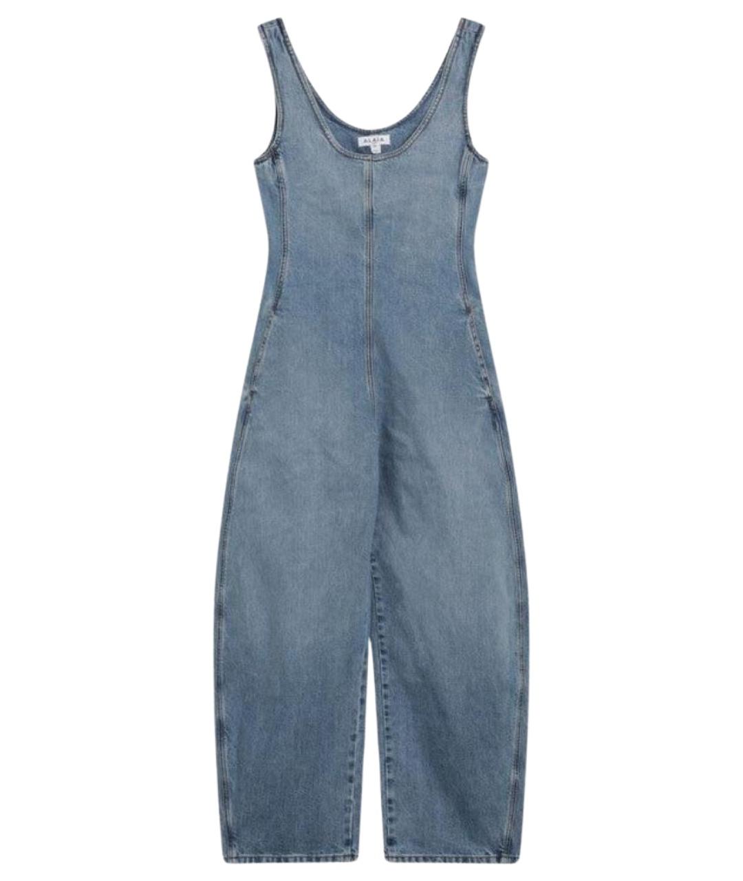 ALAIA Голубой хлопковый комбинезон, фото 1