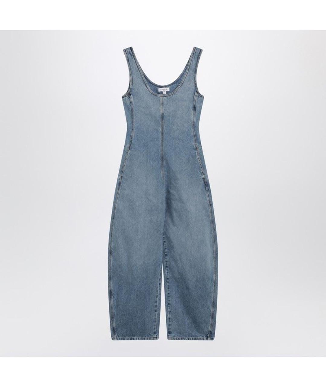 ALAIA Голубой хлопковый комбинезон, фото 3
