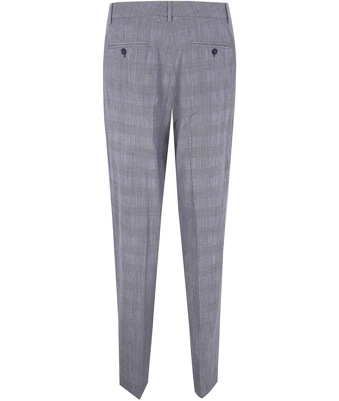 GOLDEN GOOSE DELUXE BRAND Серые хлопковые повседневные брюки, фото 2