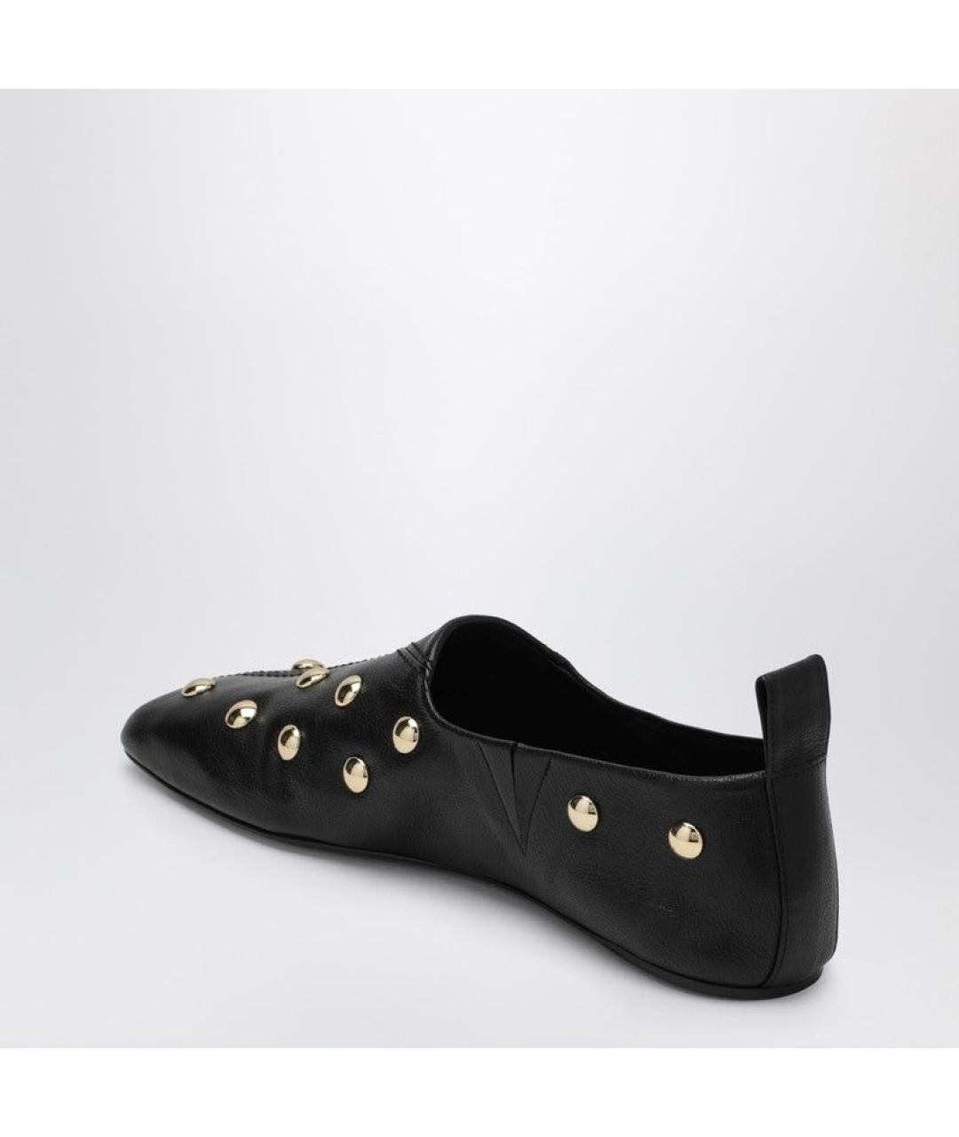 CHLOE Черные кожаные балетки, фото 3