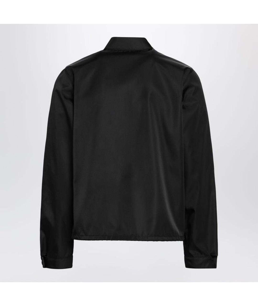 PRADA Черная кожаная куртка, фото 2