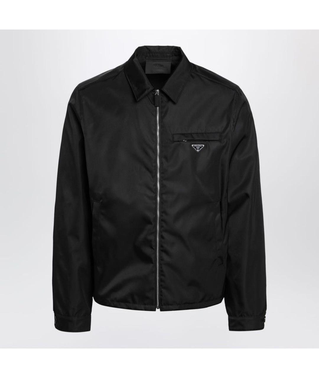 PRADA Черная кожаная куртка, фото 3