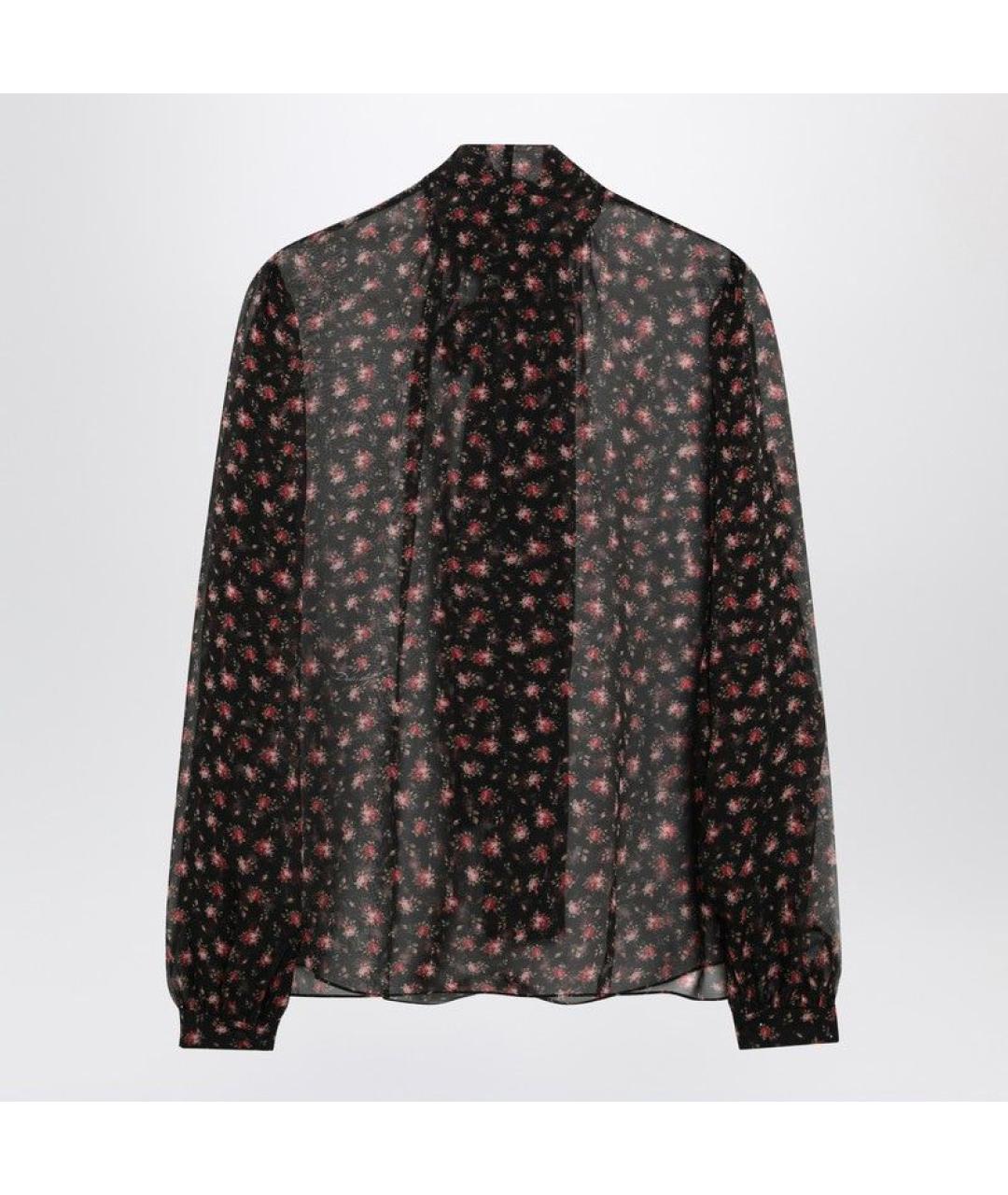 DOLCE&GABBANA Черная шелковая рубашка, фото 2