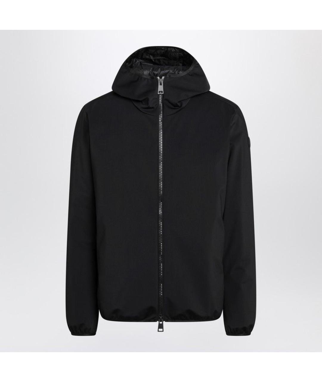 MONCLER Черная полиамидовая куртка, фото 3