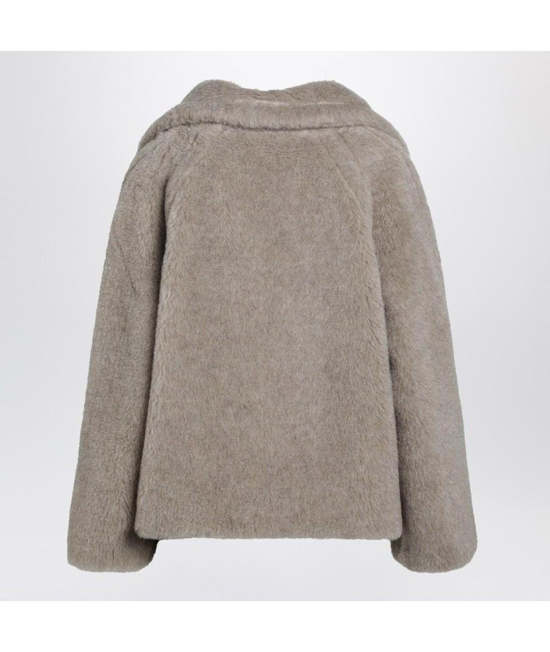 MAX MARA Бежевое шерстяное пальто, фото 2