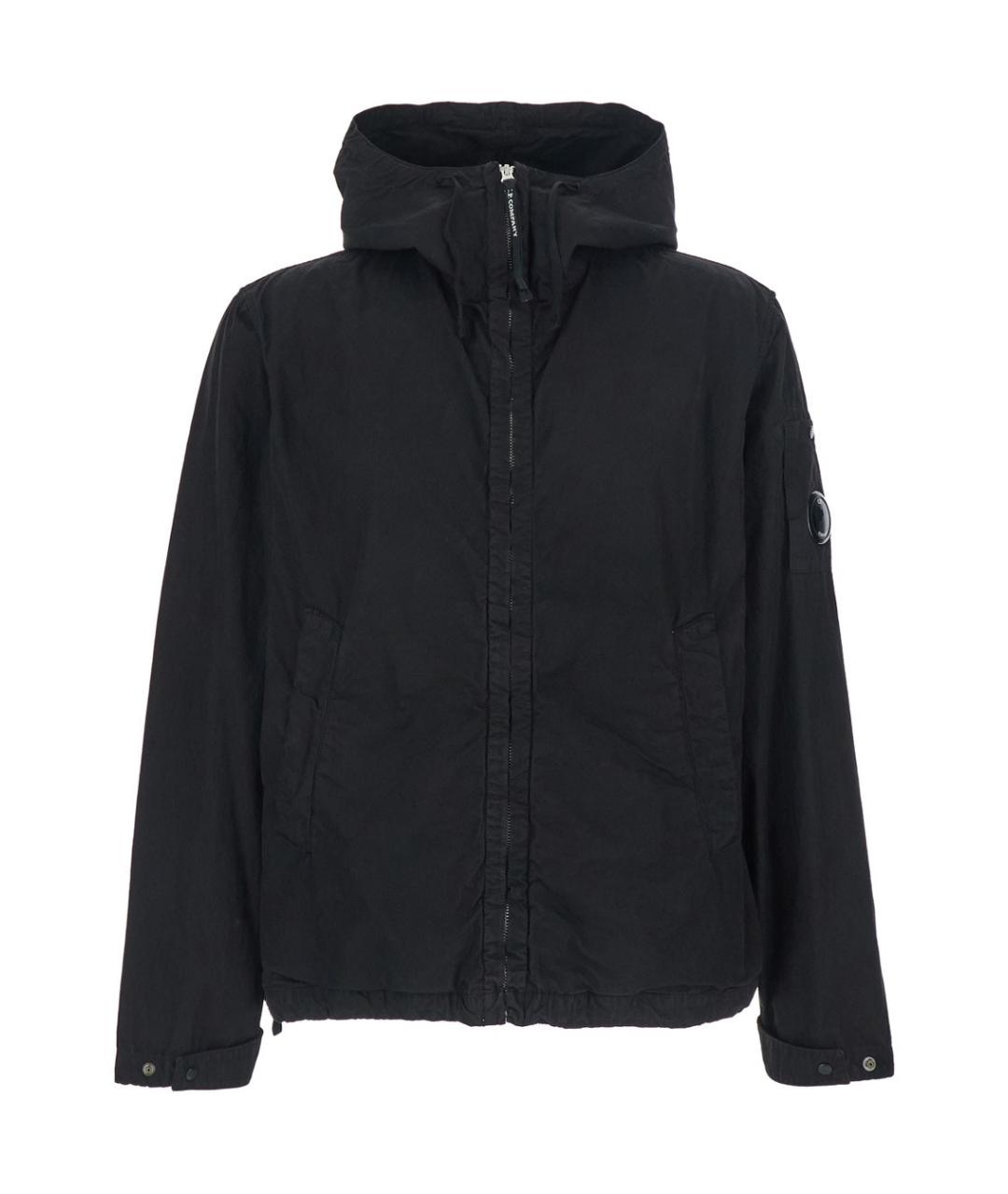 CP COMPANY Черная хлопковая куртка, фото 1