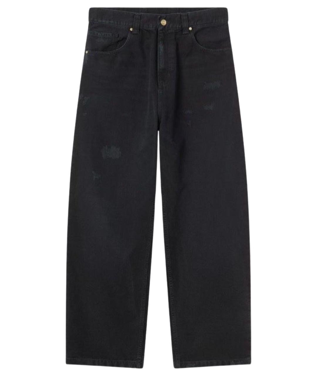 CARHARTT WIP Черные хлопковые прямые джинсы, фото 1