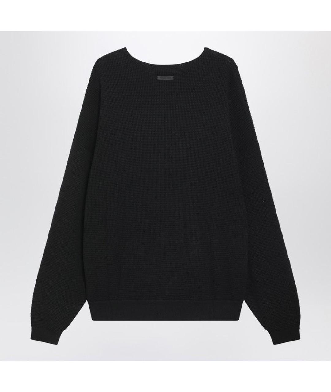 FEAR OF GOD ESSENTIALS Черный полиэстеровый джемпер / свитер, фото 2