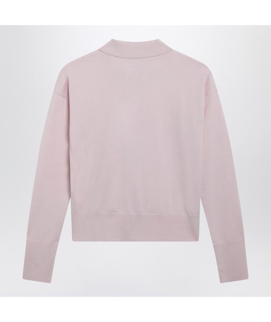 MAX MARA Розовый шерстяной кардиган, фото 2