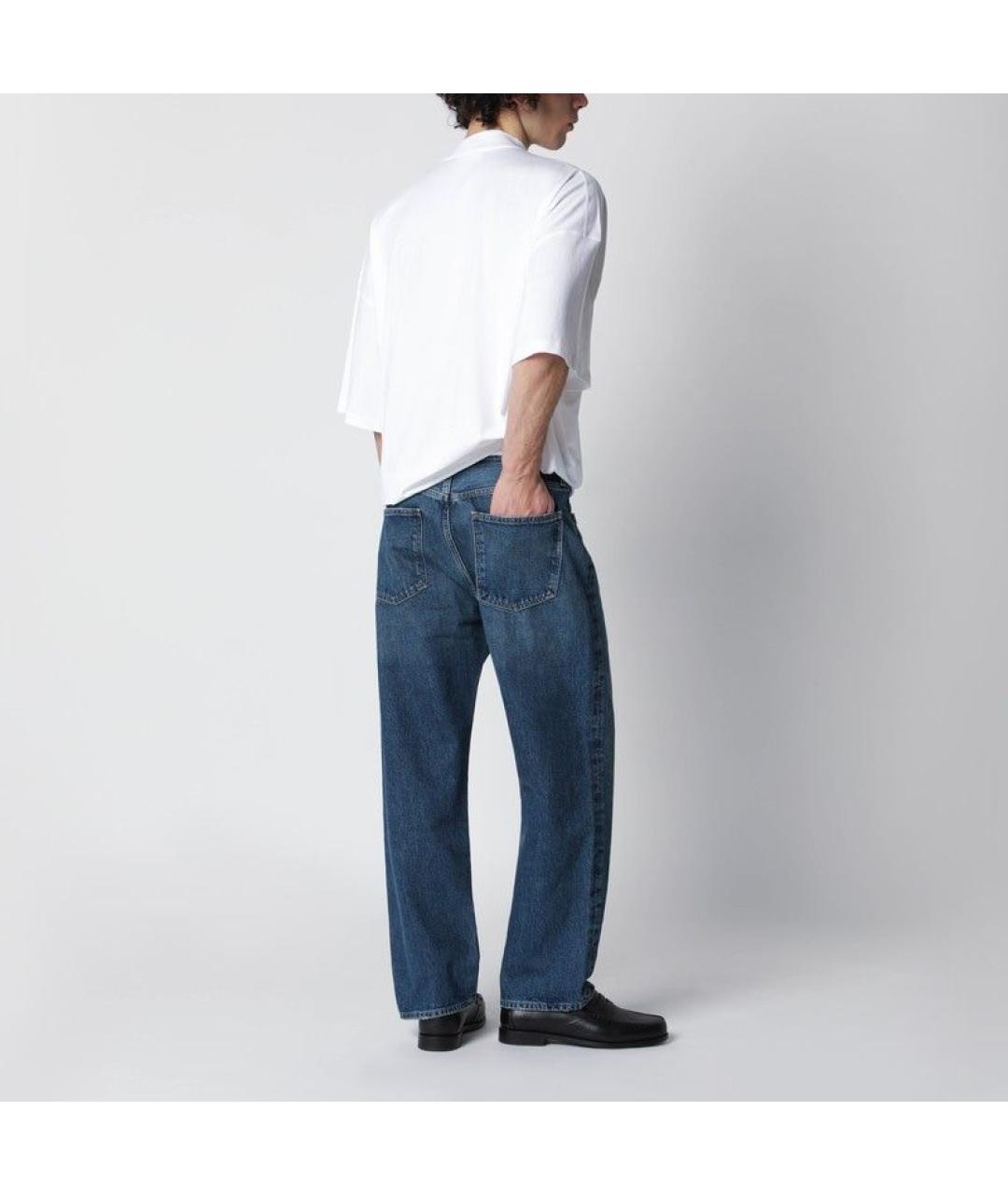 AGOLDE Синие хлопковые прямые джинсы, фото 3