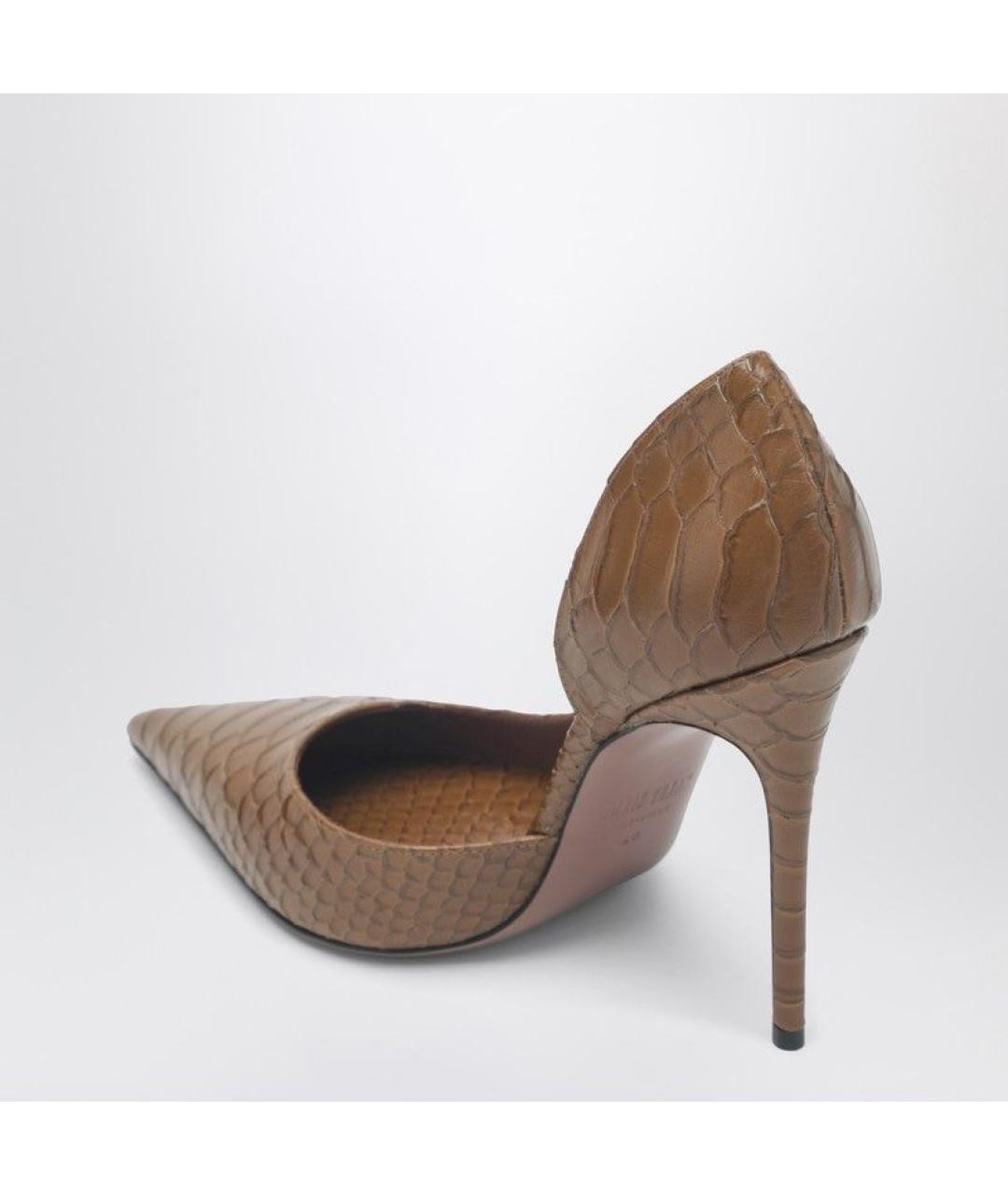 PARIS TEXAS Коричневые кожаные туфли, фото 2