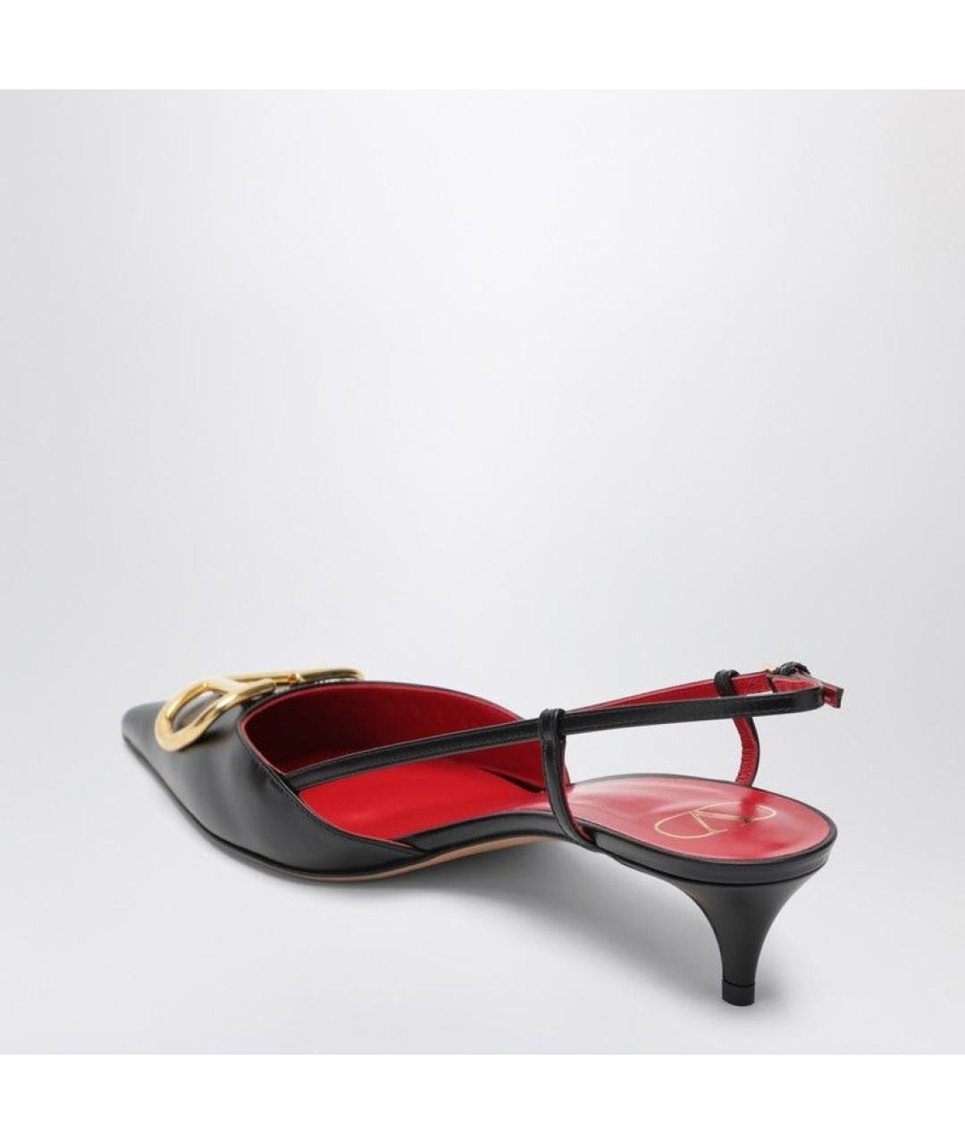 VALENTINO Черные кожаные туфли, фото 2