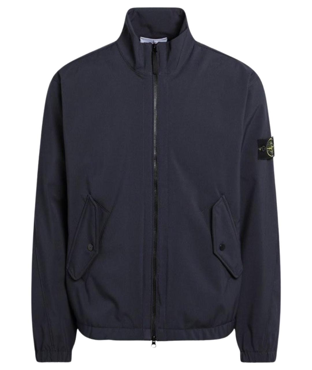STONE ISLAND Синяя полиэстеровая куртка, фото 1