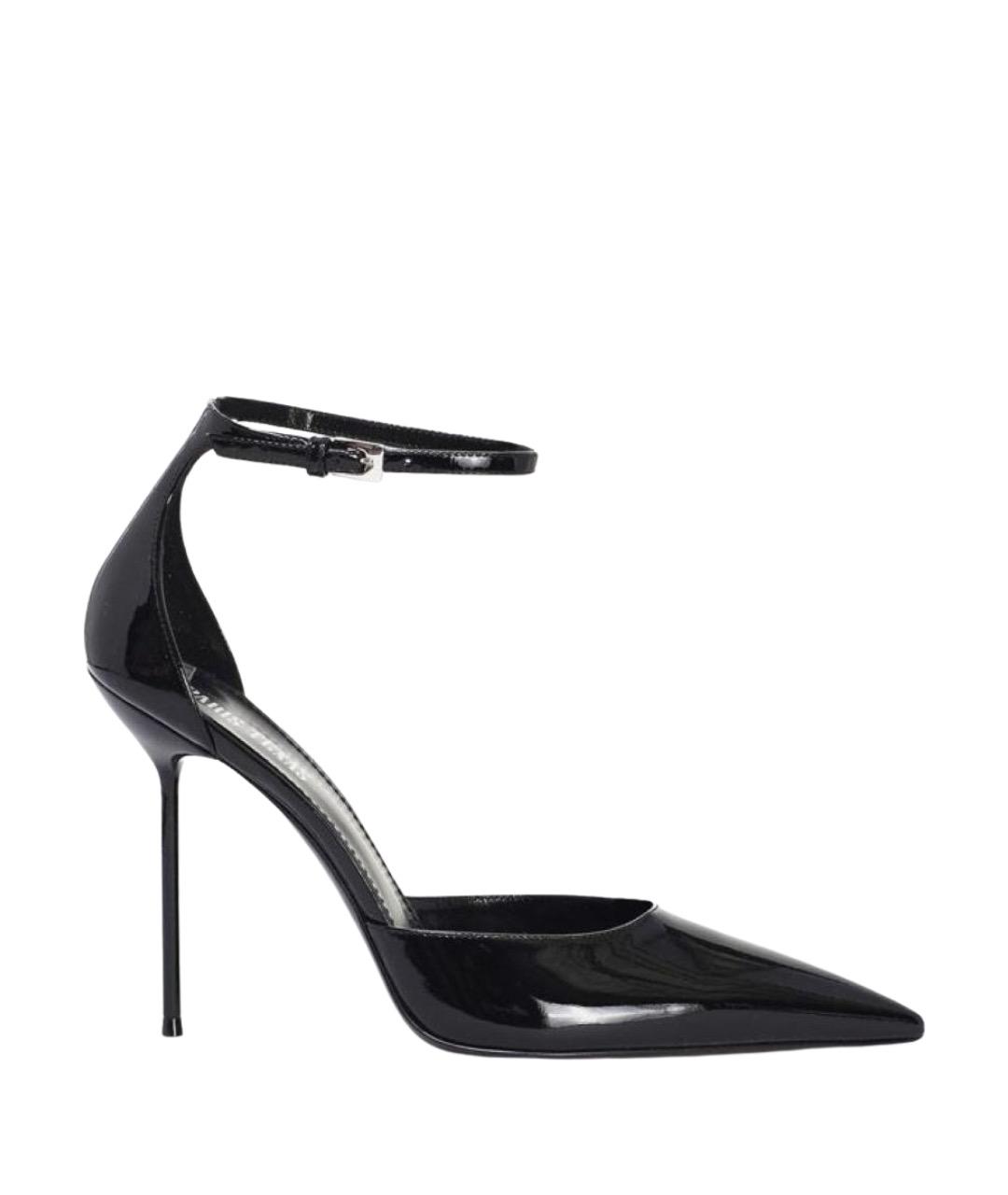 PARIS TEXAS Черные кожаные туфли, фото 1