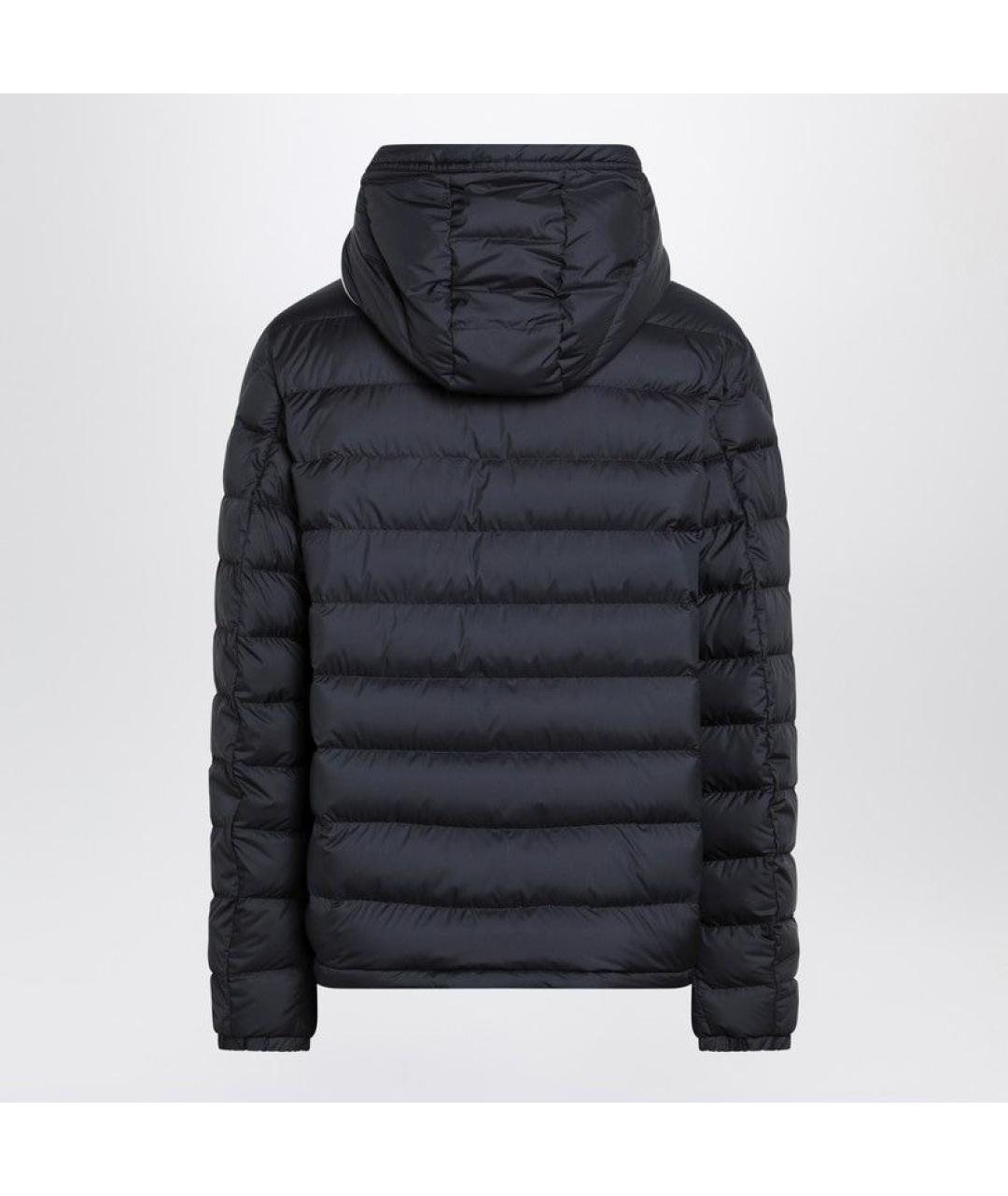 MONCLER Синяя полиэстеровая куртка, фото 2