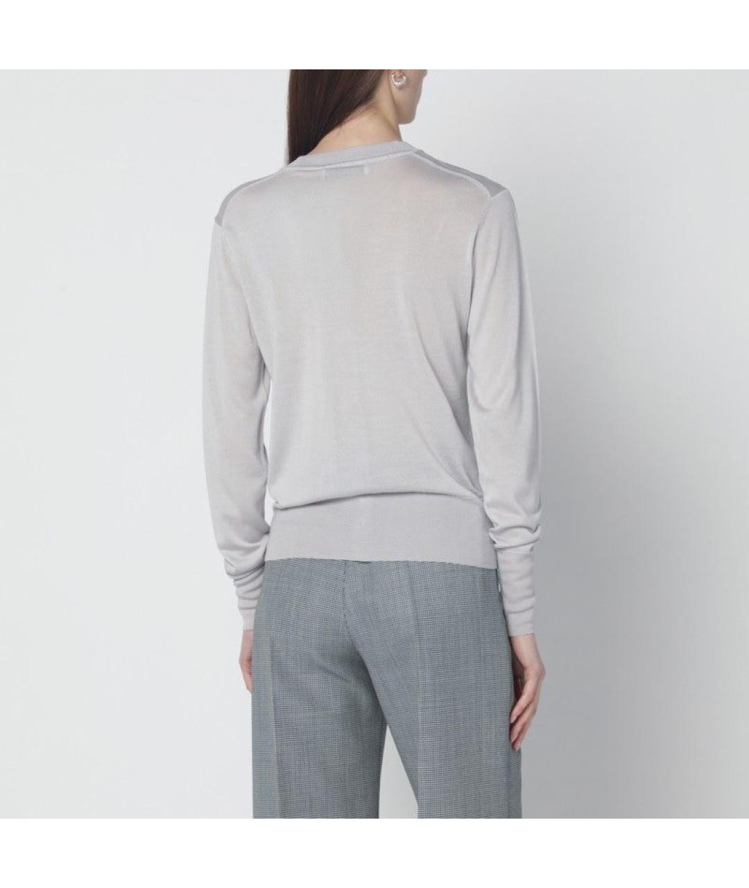 VIVIENNE WESTWOOD Серый шерстяной кардиган, фото 4