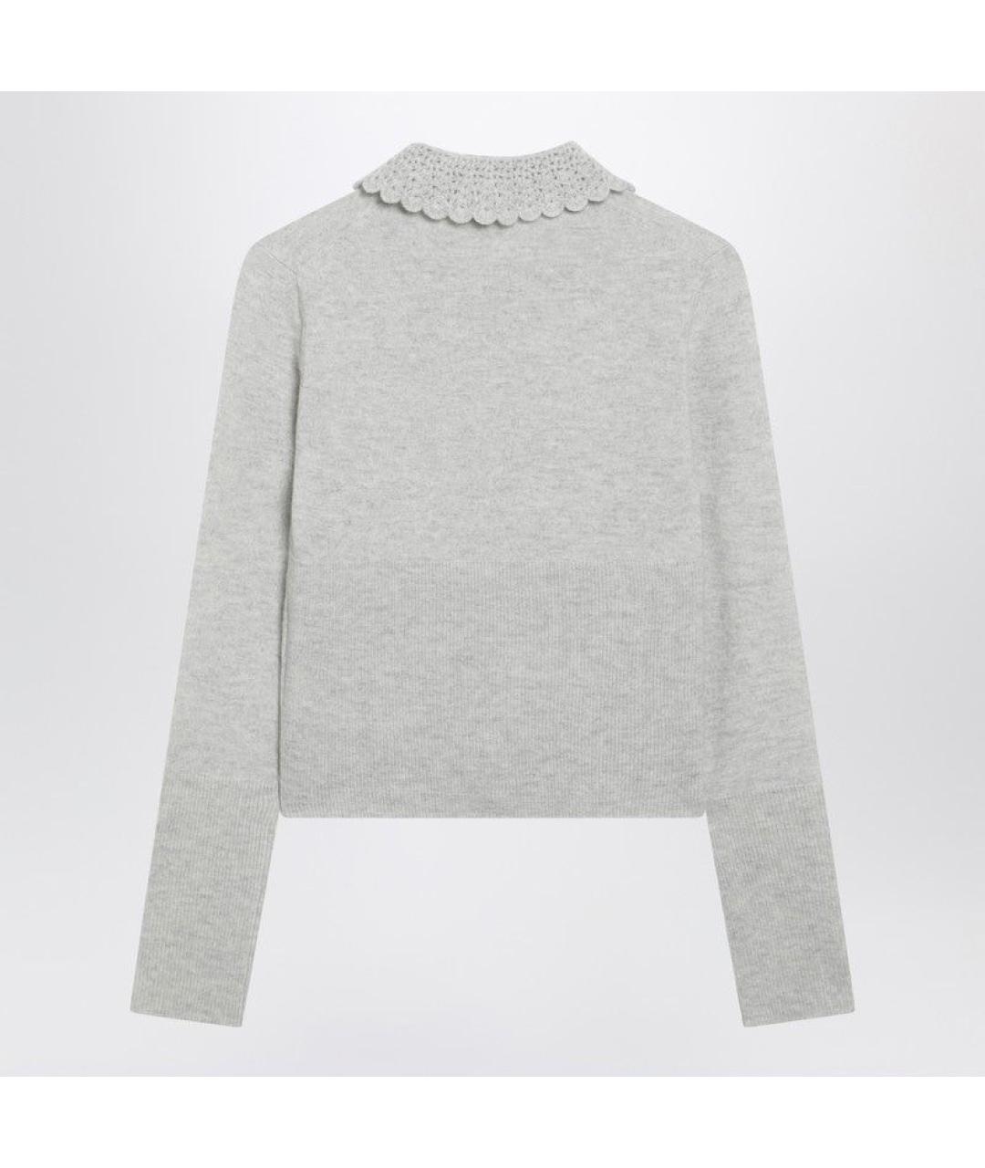 CHLOE Серый шерстяной кардиган, фото 2