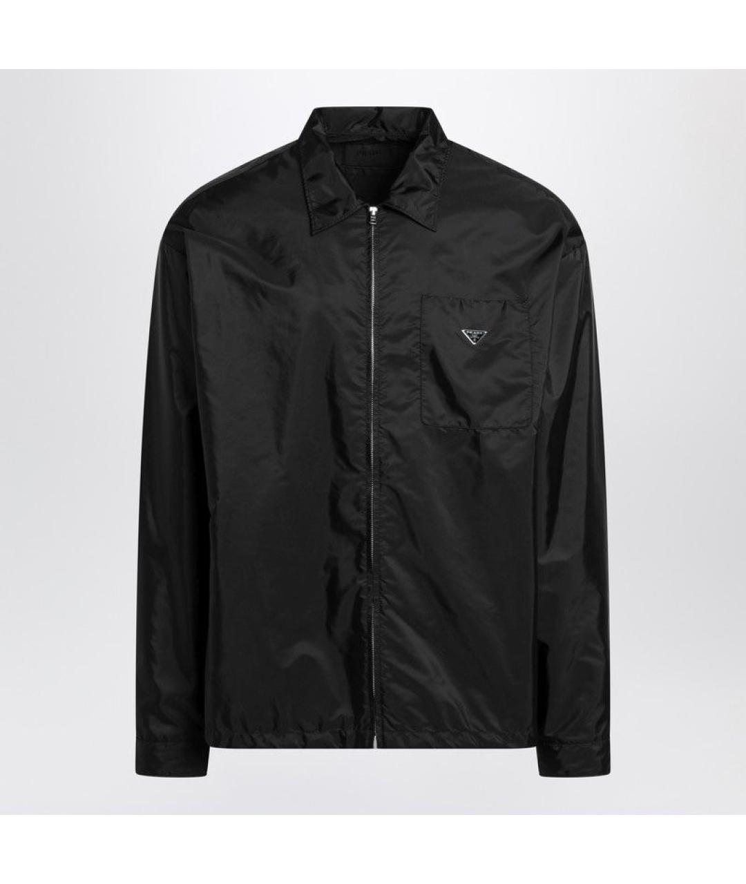 PRADA Черная полиамидовая куртка, фото 3