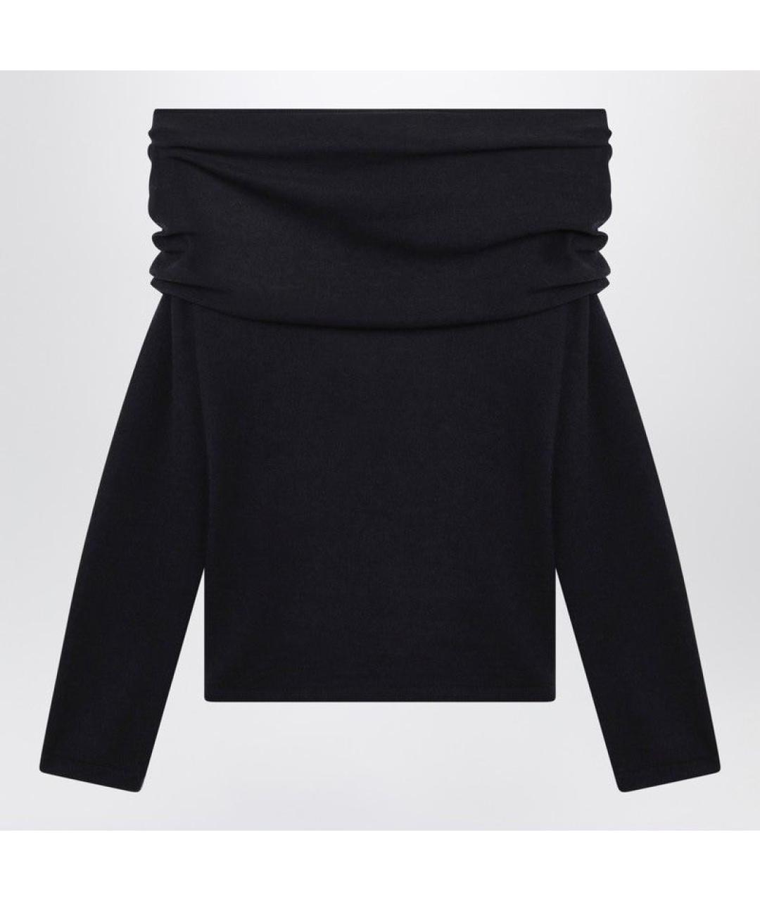 MAX MARA Темно-синий кашемировый джемпер / свитер, фото 2