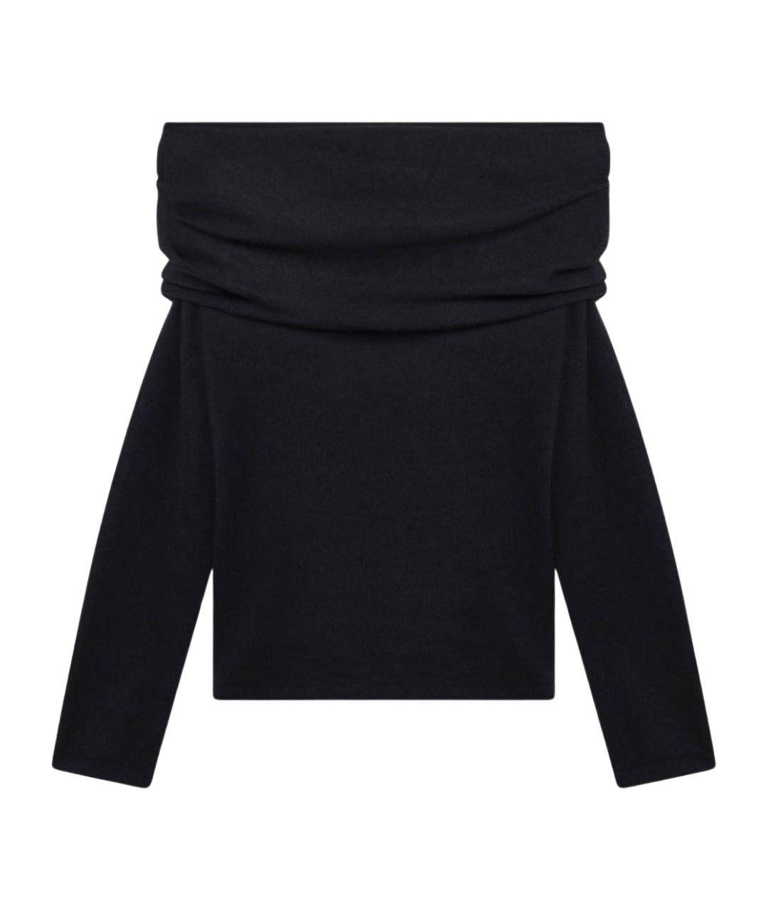 MAX MARA Темно-синий кашемировый джемпер / свитер, фото 1