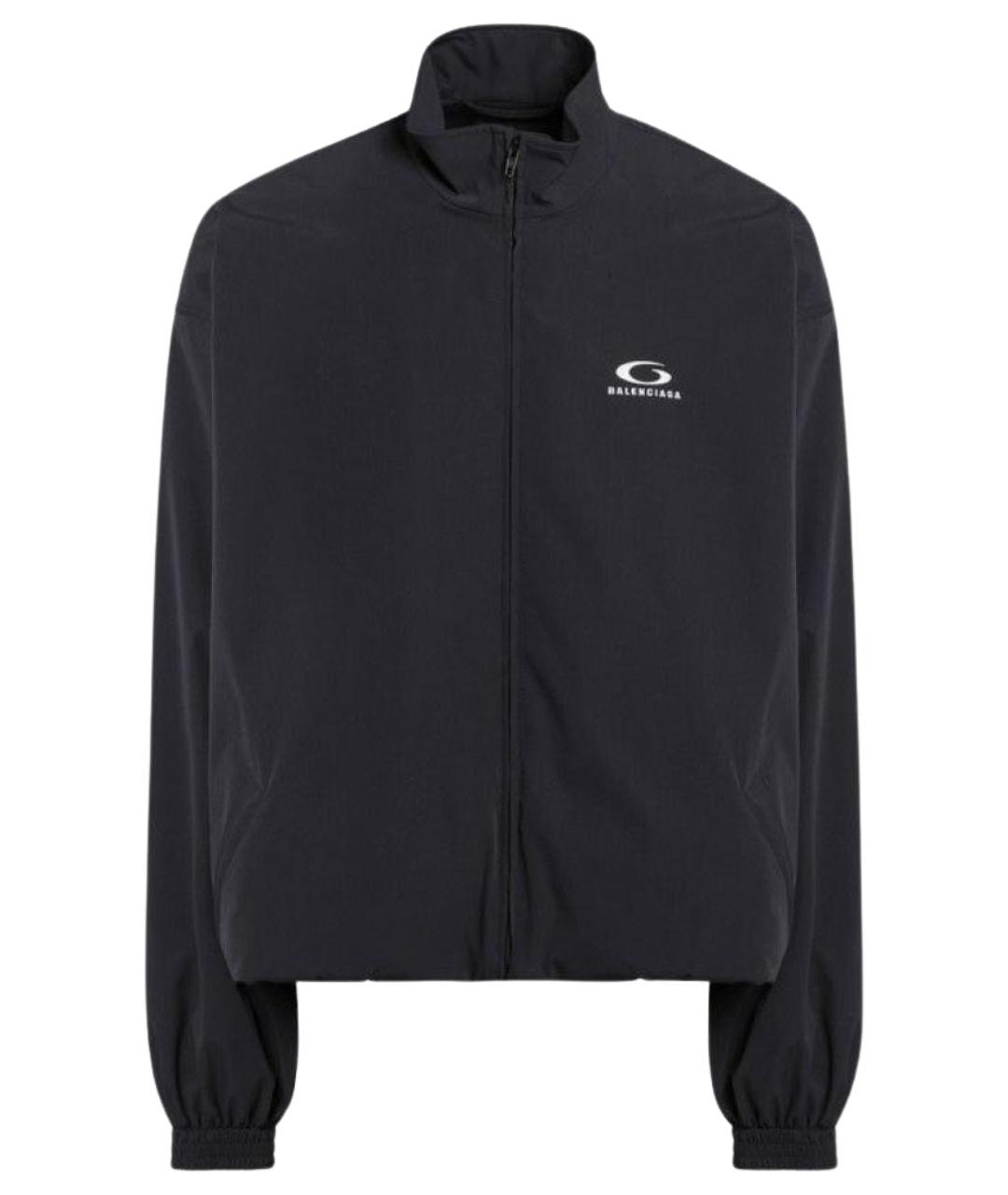 BALENCIAGA Черная полиэстеровая куртка, фото 1