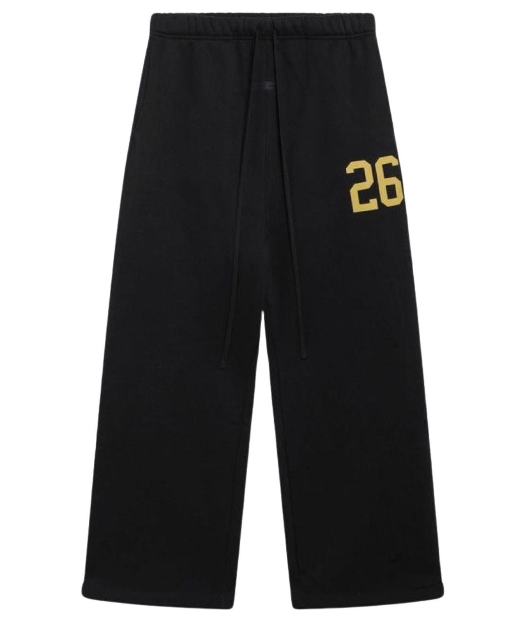 FEAR OF GOD ESSENTIALS Черные хлопковые повседневные брюки, фото 1