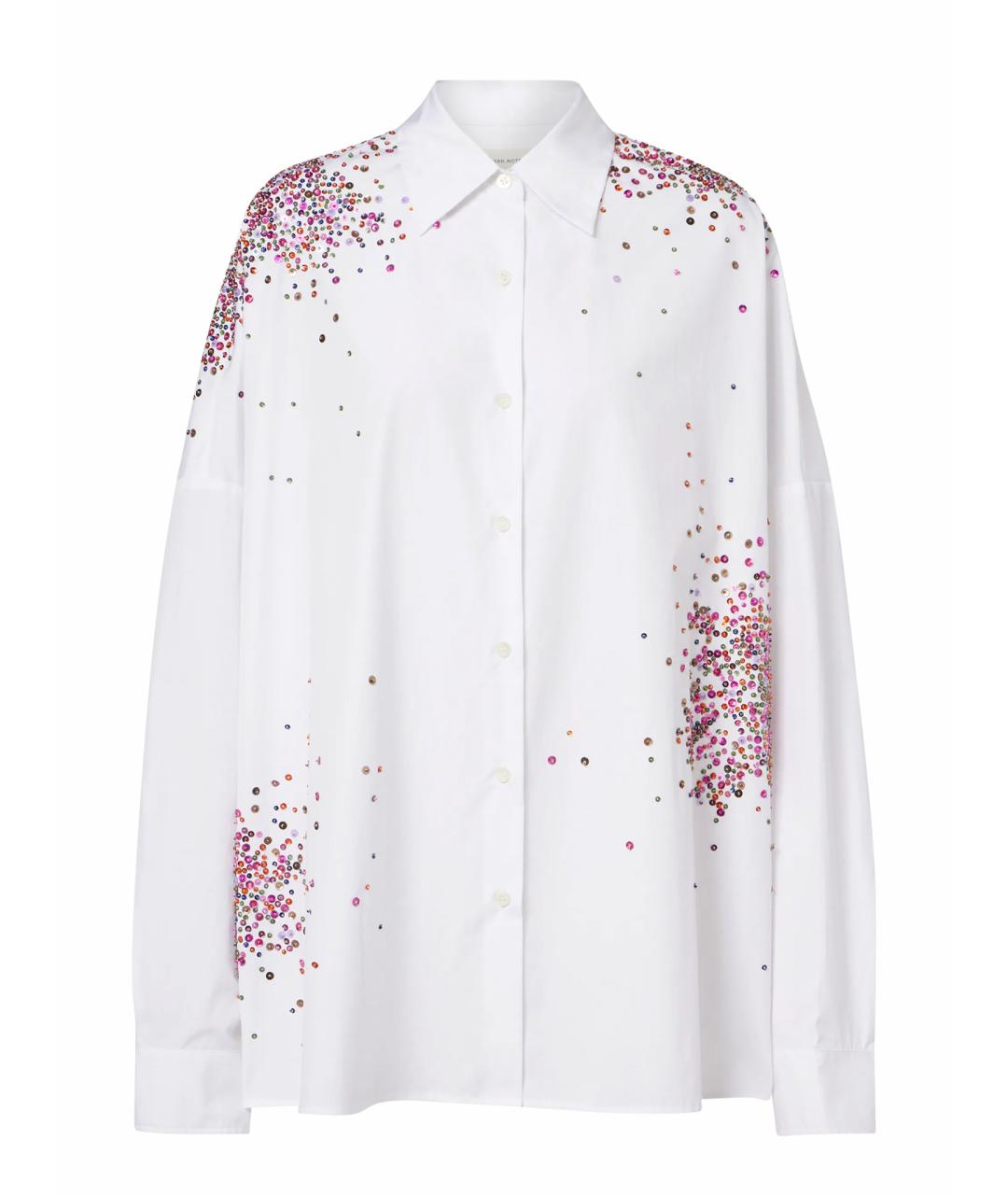 DRIES VAN NOTEN Белая хлопковая рубашка, фото 1