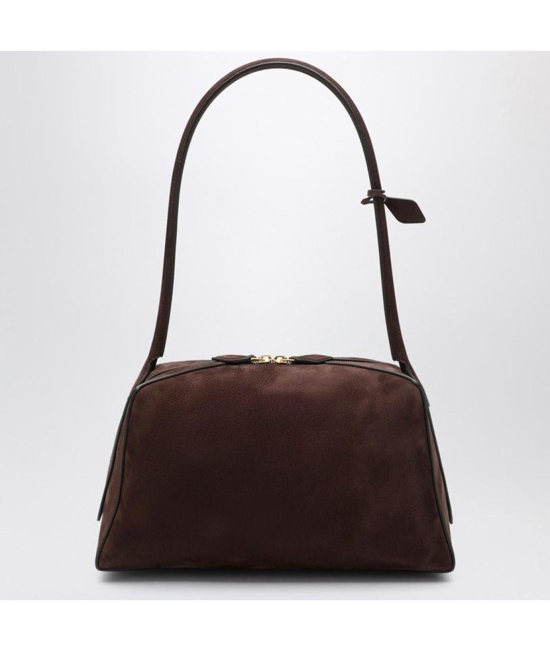 ALAIA Коричневая кожаная сумка через плечо, фото 2