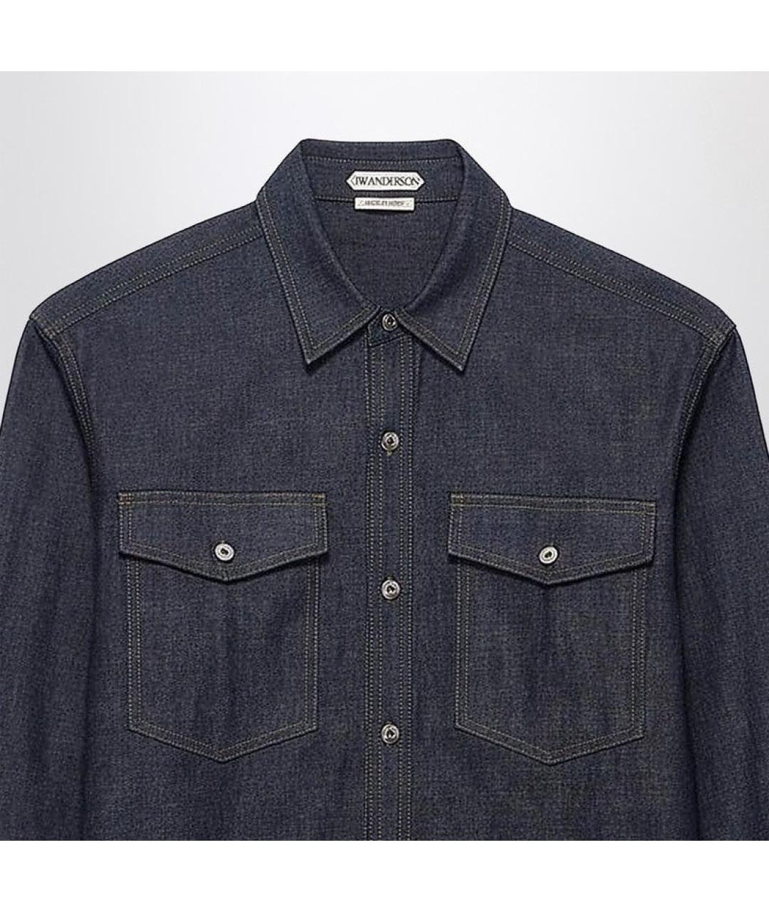 J.W.ANDERSON Синяя деним рубашка, фото 2