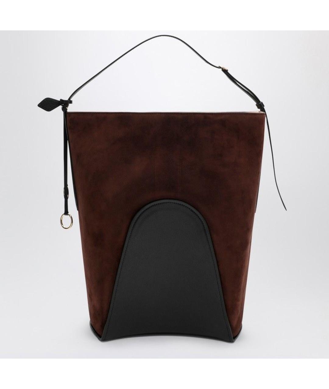 ALAIA Коричневая кожаная сумка тоут, фото 2