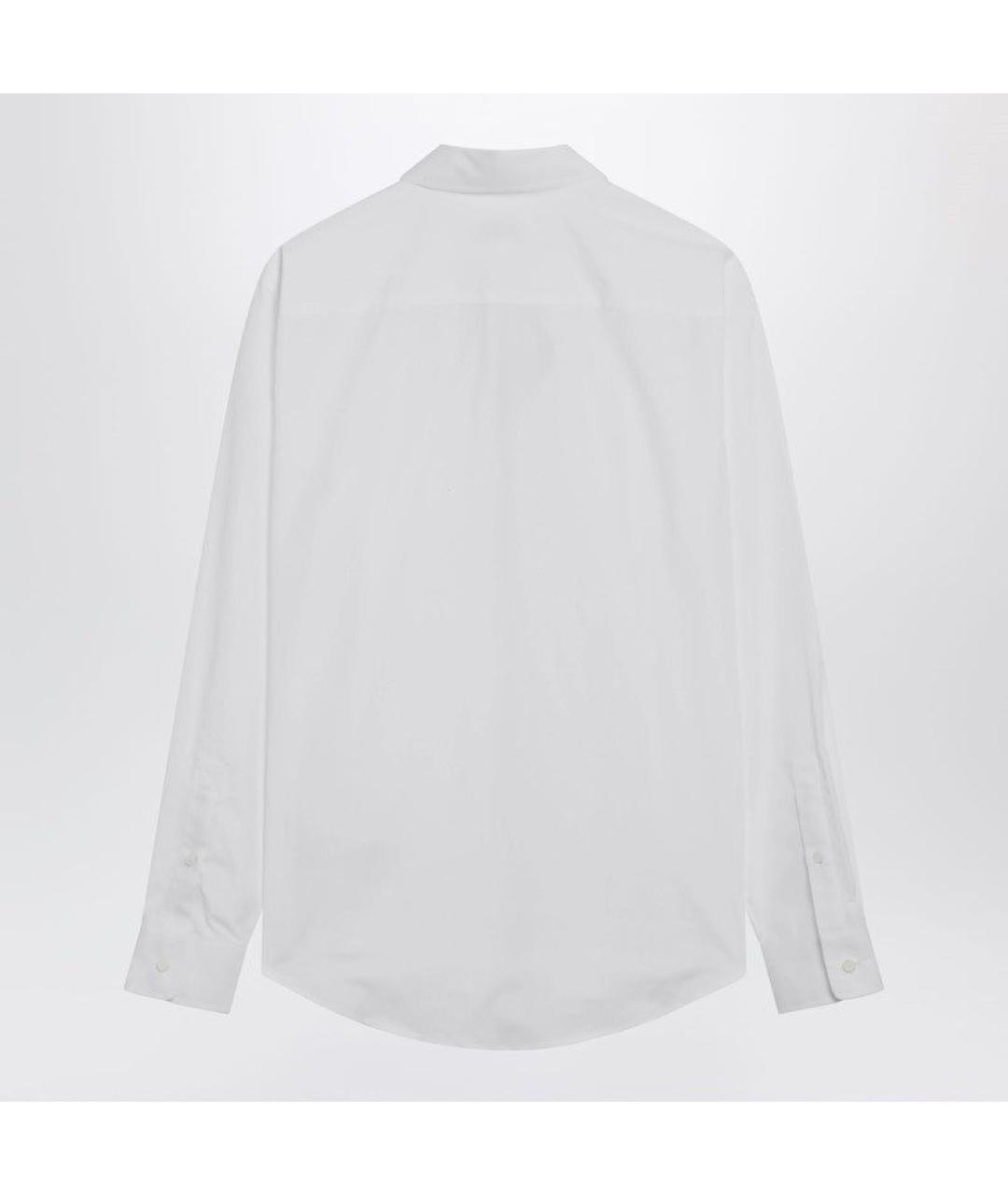 BURBERRY Белая хлопковая классическая рубашка, фото 2