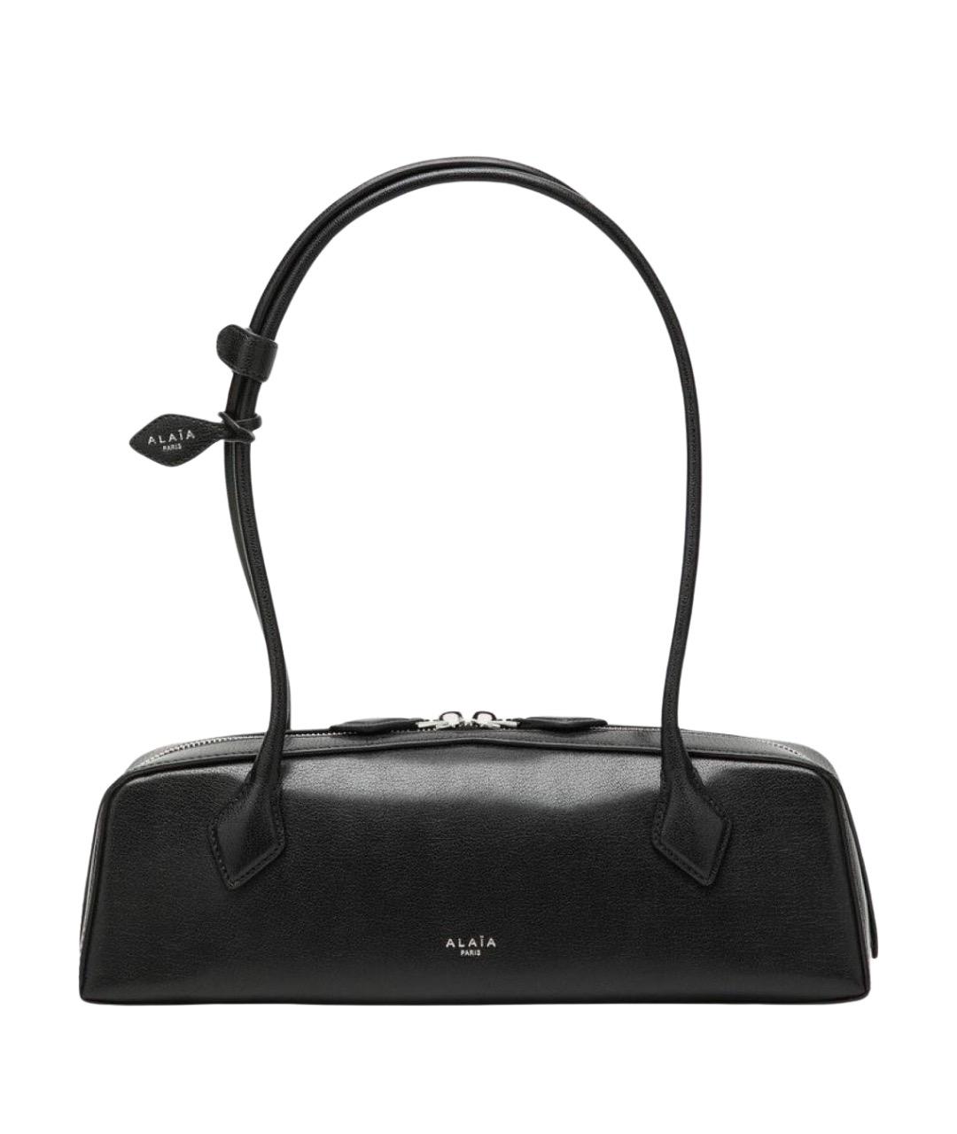 ALAIA Черная кожаная сумка через плечо, фото 1