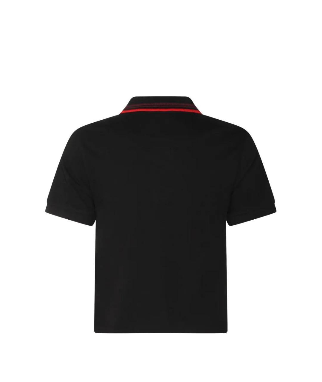 VIVIENNE WESTWOOD Черная хлопковая футболка, фото 2