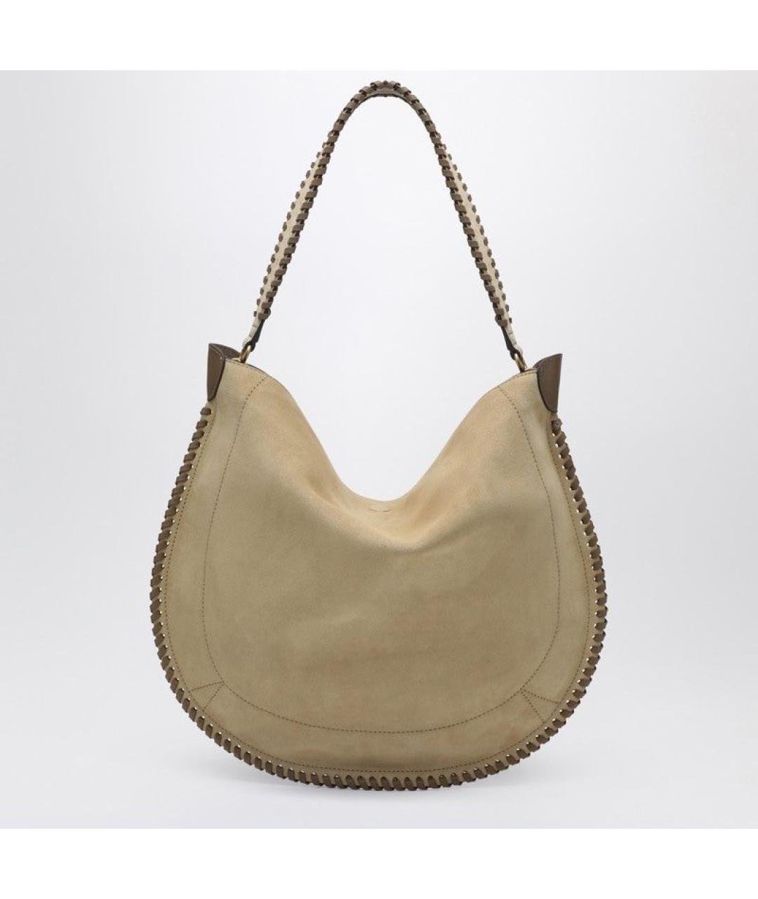 ISABEL MARANT Бежевая кожаная сумка через плечо, фото 2