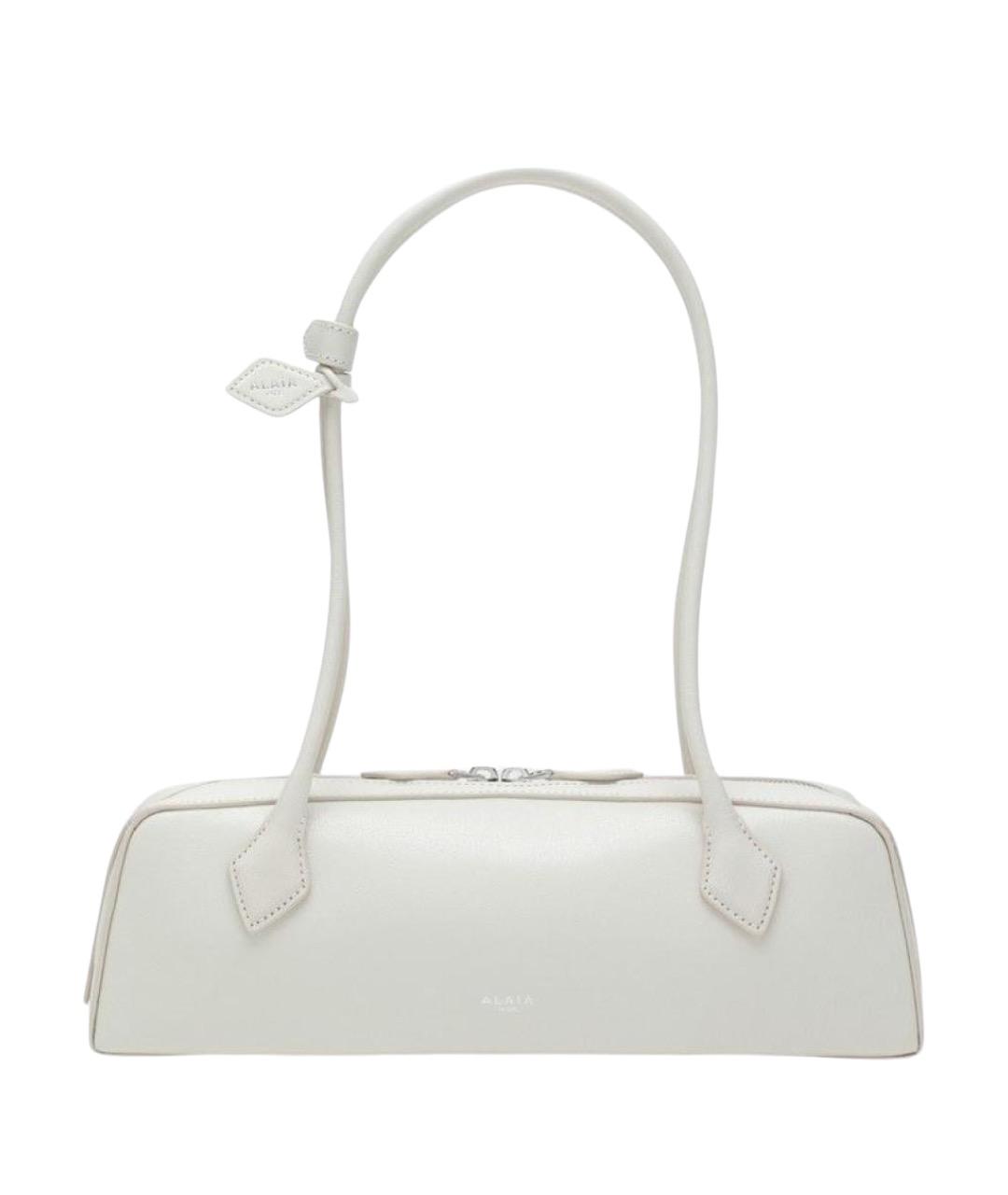ALAIA Белая кожаная сумка через плечо, фото 1