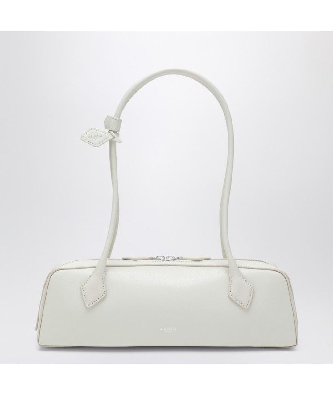 ALAIA Белая кожаная сумка через плечо, фото 3