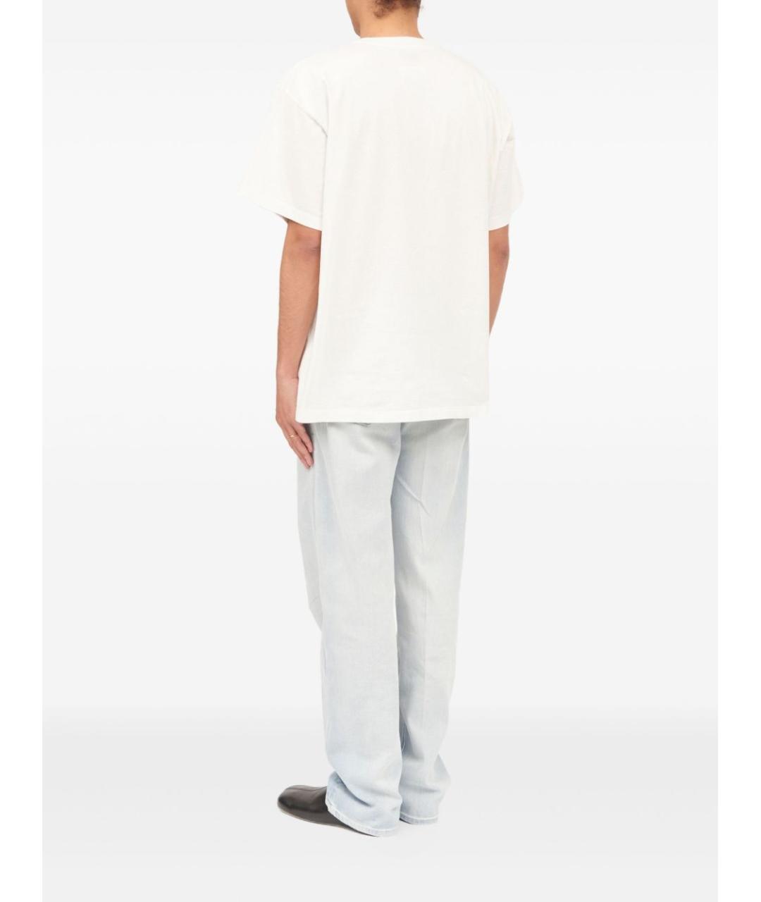 MM6 MAISON MARGIELA Белая хлопковая футболка, фото 2