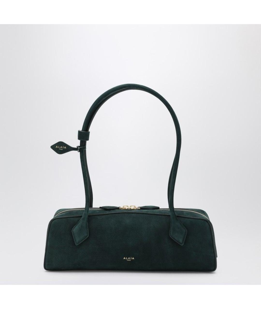 ALAIA Зеленая кожаная сумка через плечо, фото 3