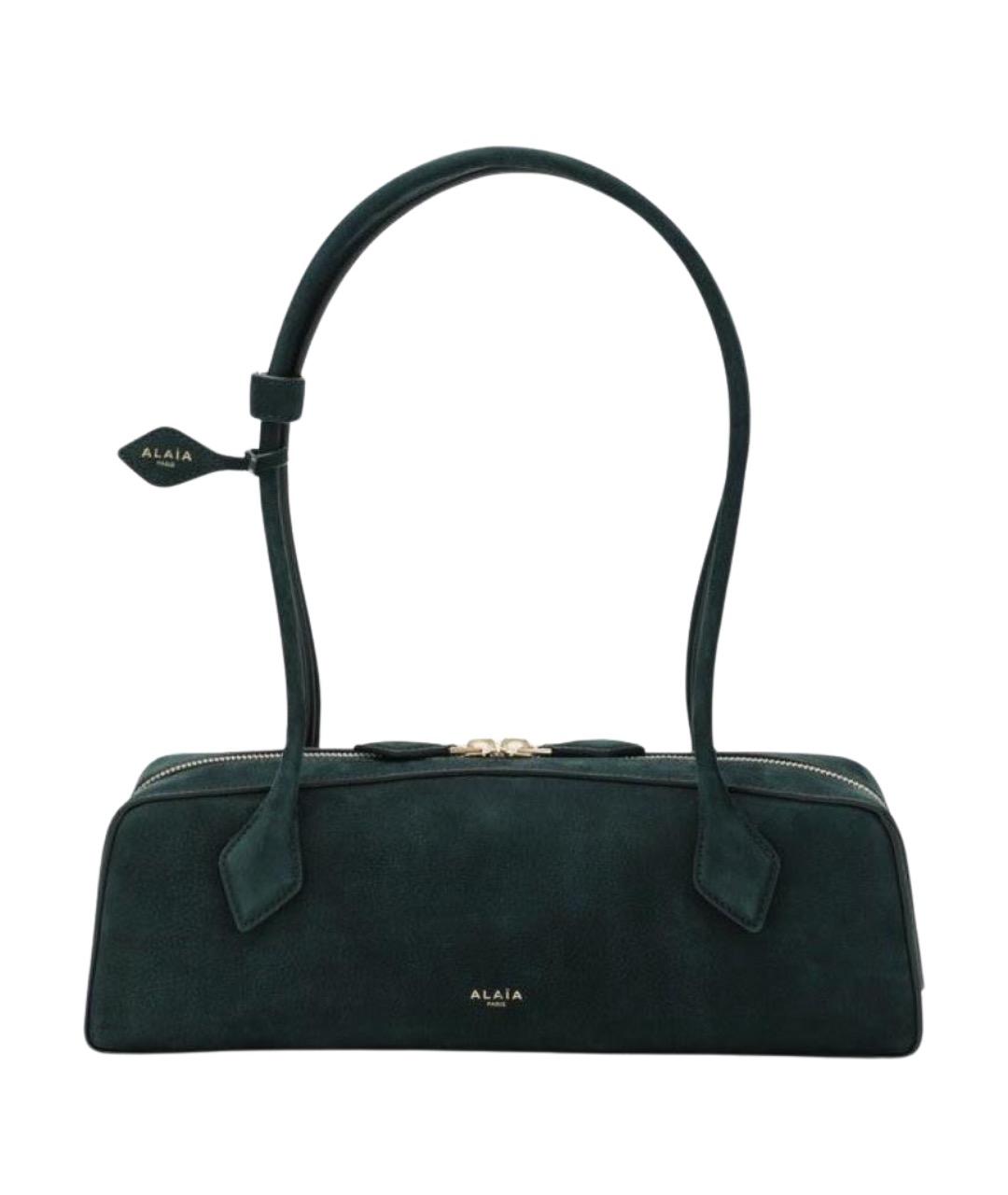 ALAIA Зеленая кожаная сумка через плечо, фото 1