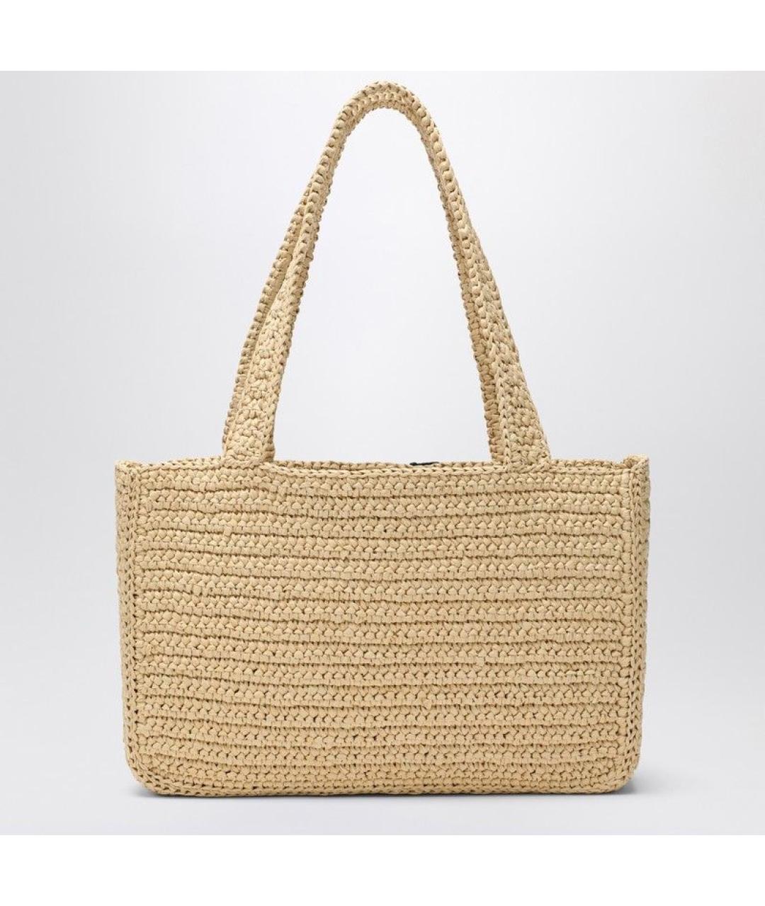 VALENTINO Бежевая сумка тоут, фото 2