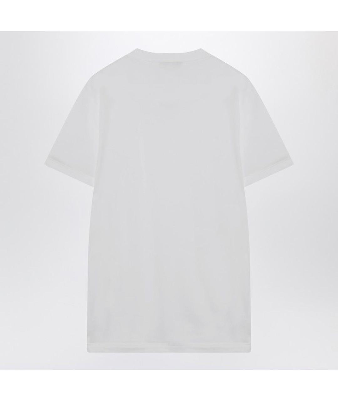 PRADA Белая хлопковая футболка, фото 2