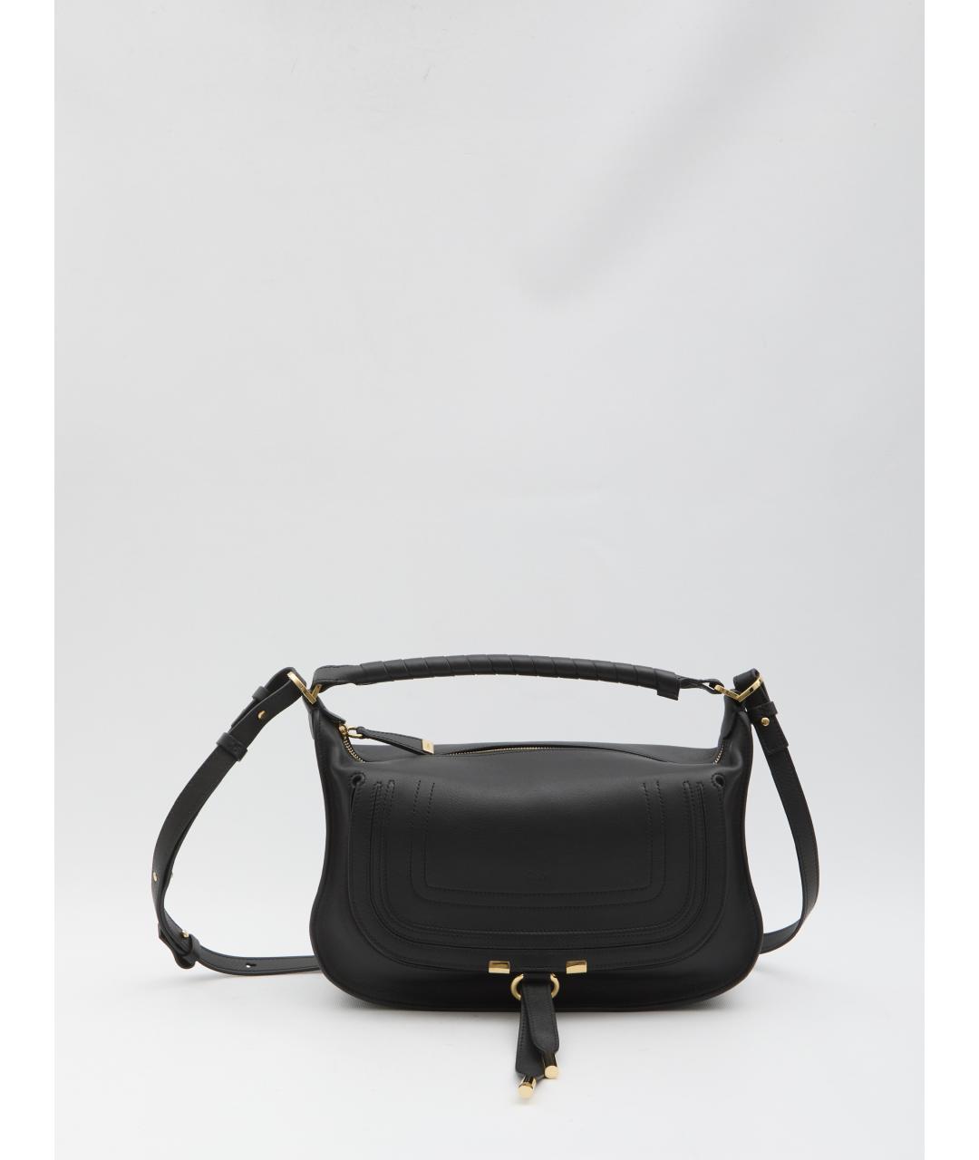 CHLOE Черная хлопковая сумка через плечо, фото 6