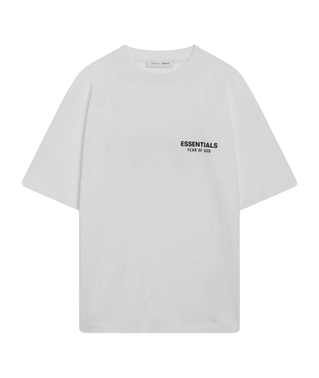 FEAR OF GOD ESSENTIALS Белая хлопковая футболка, фото 1