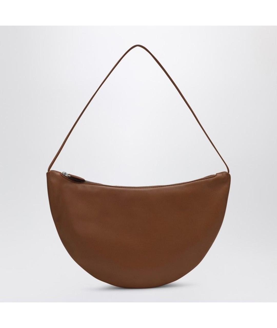 THE ROW Коричневая кожаная сумка через плечо, фото 2