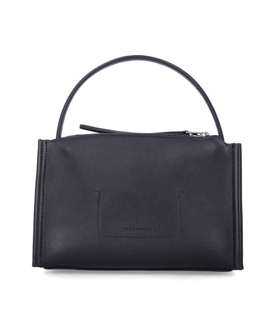 J.W.ANDERSON Черная кожаная сумка с короткими ручками, фото 3