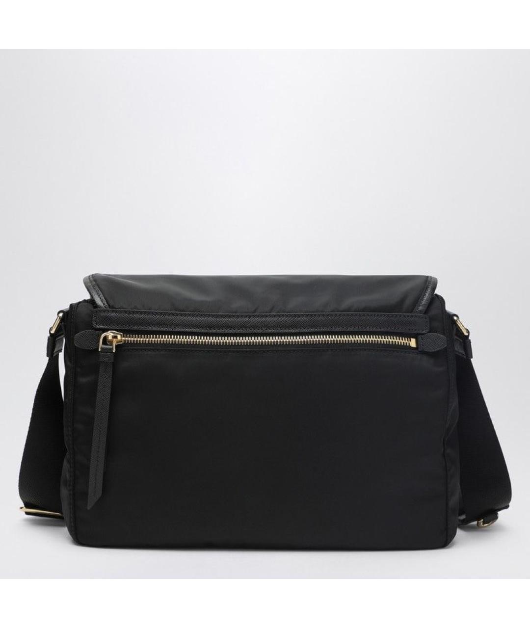 PRADA Черная тканевая сумка через плечо, фото 2