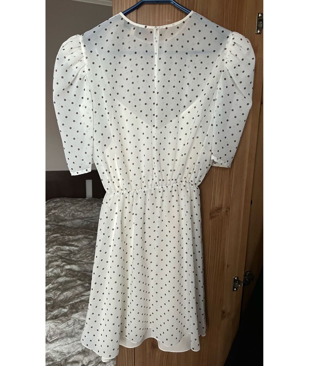 A LA RUSSE Белое полиэстеровое повседневное платье, фото 2