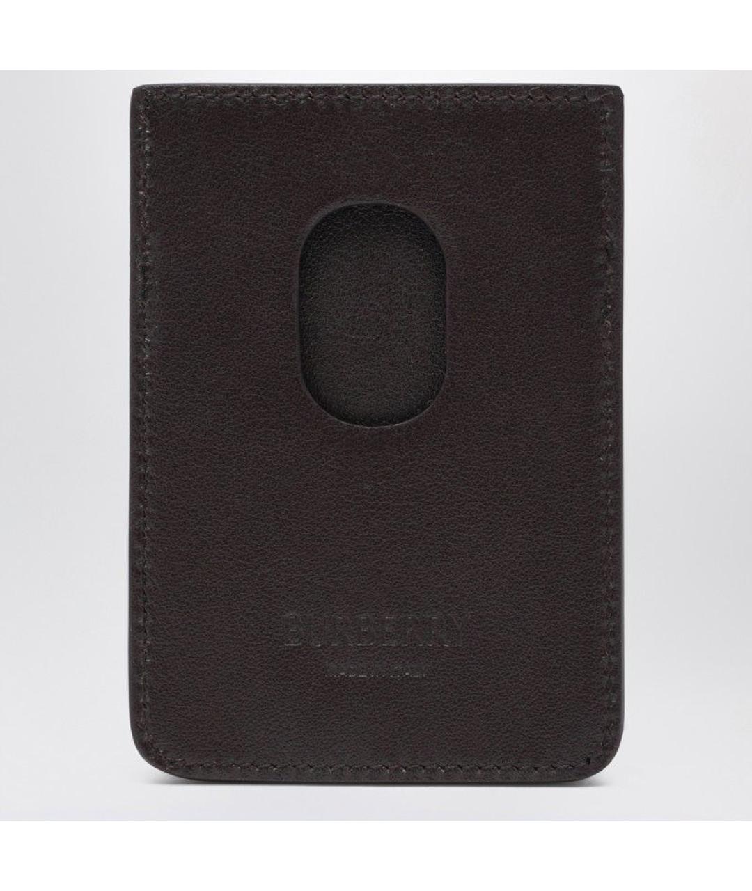 BURBERRY Бежевый кожаный кошелек, фото 2