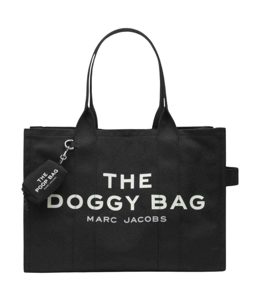 MARC JACOBS Черная хлопковая сумка тоут, фото 1